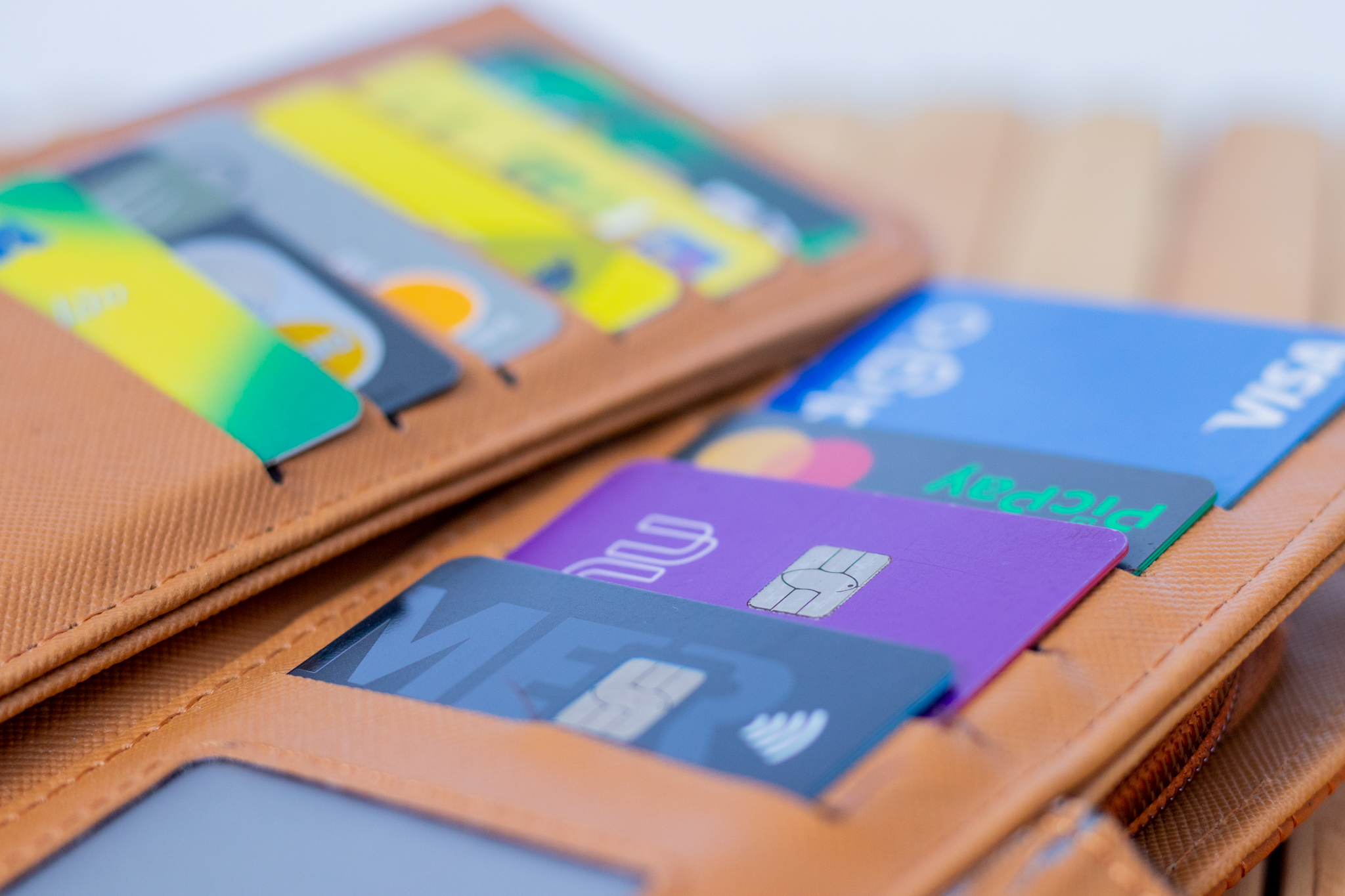 Cartão de crédito.