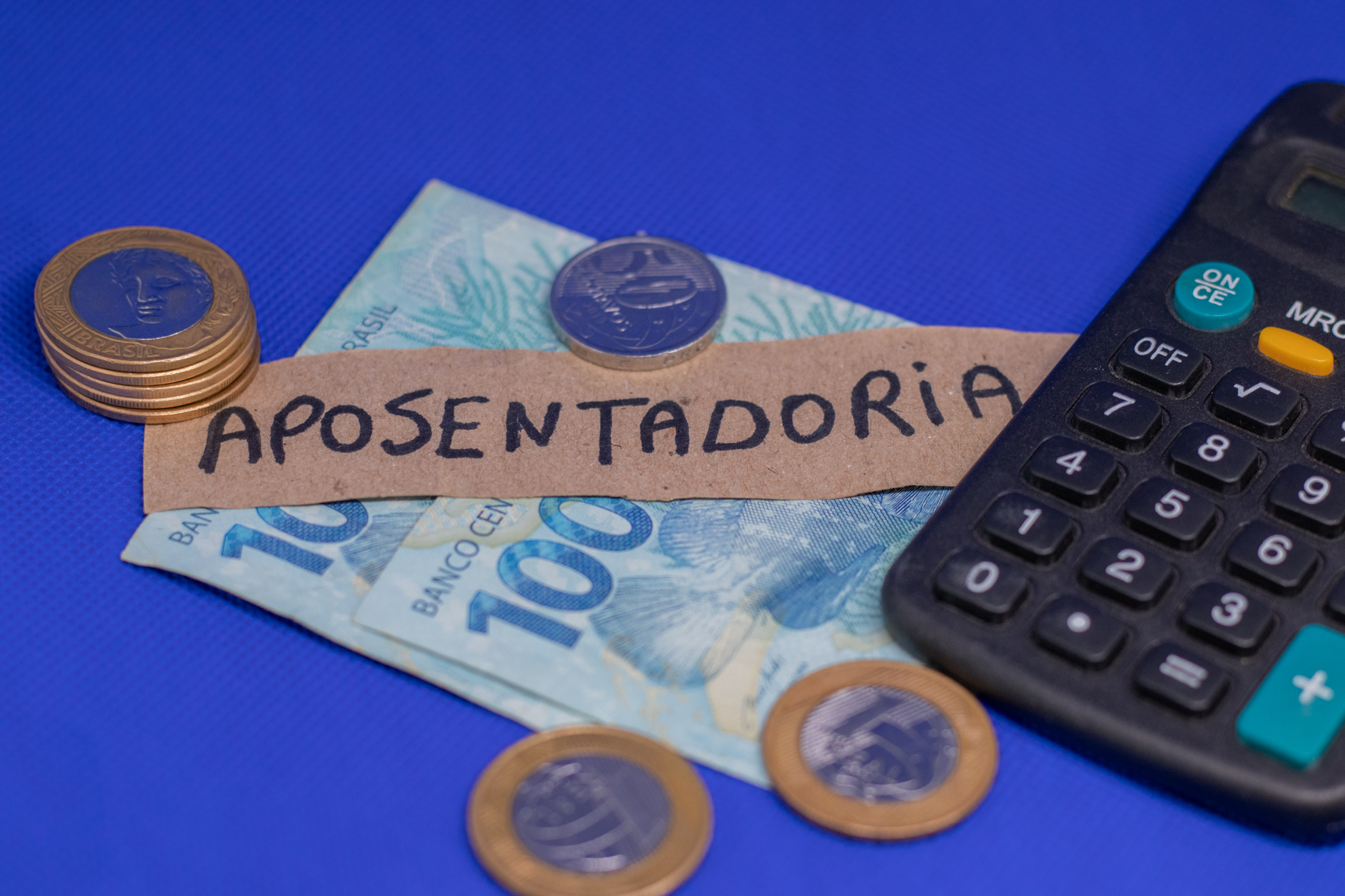 Cálculo da aposentadoria do INSS.