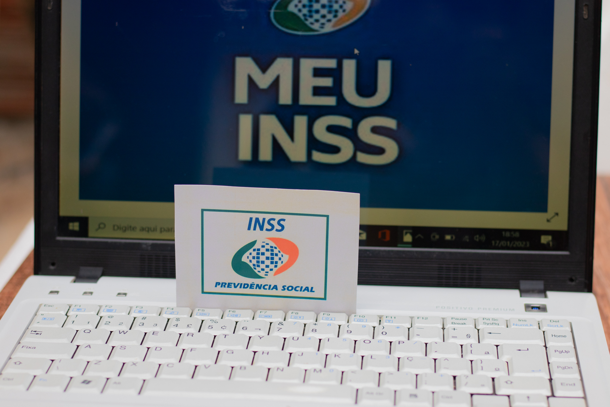 Pedido de aposentadoria do INSS.