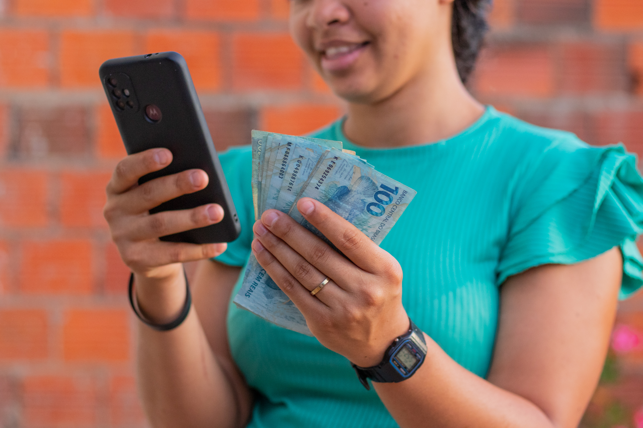 Empréstimo pelo WhatsApp.