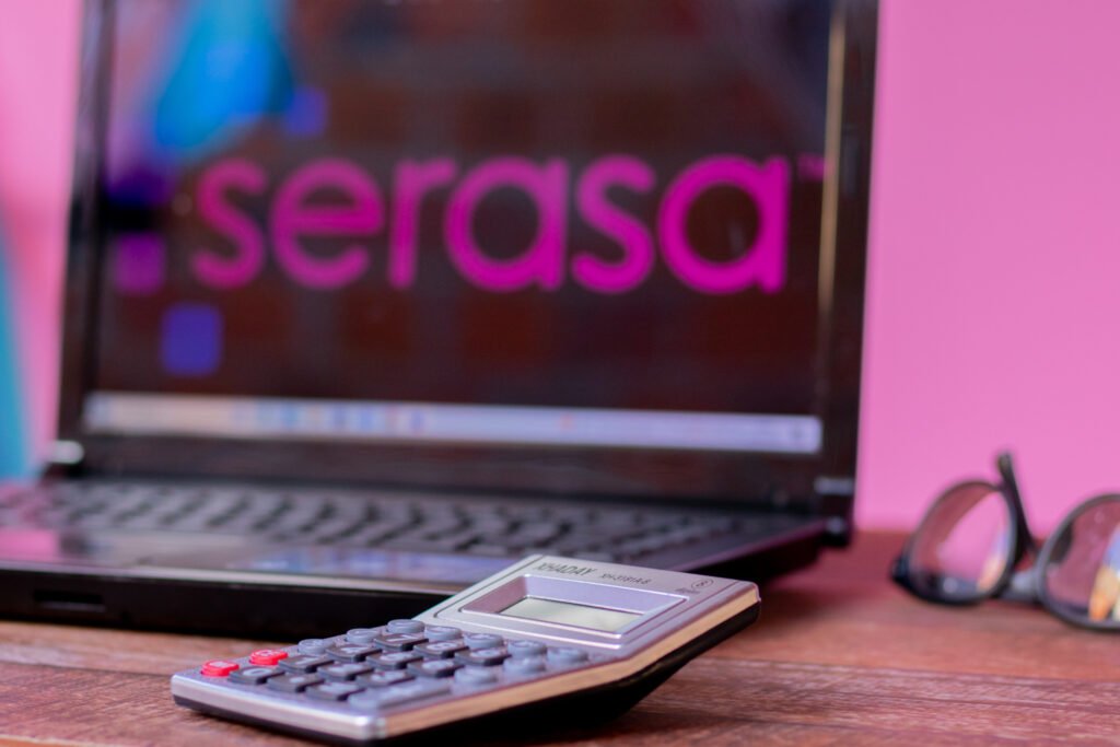 Site serasa no computador.