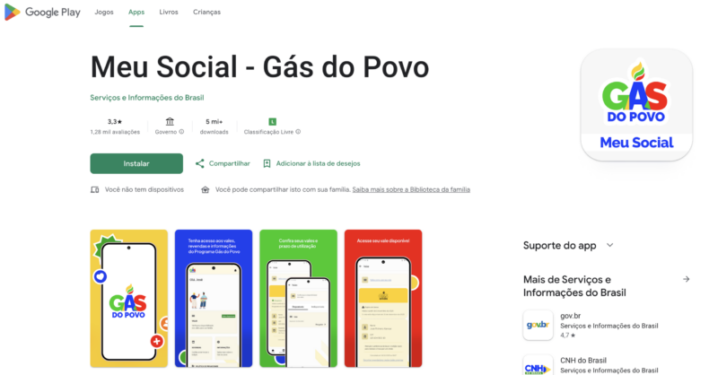 Google Play Gás do Povo